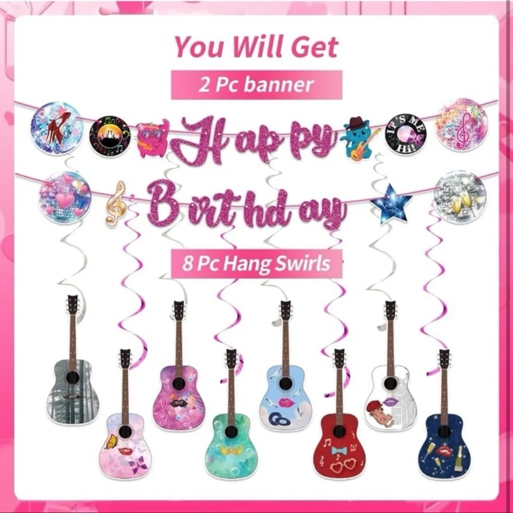 NWT Taylor Swift Party‎ Supplies